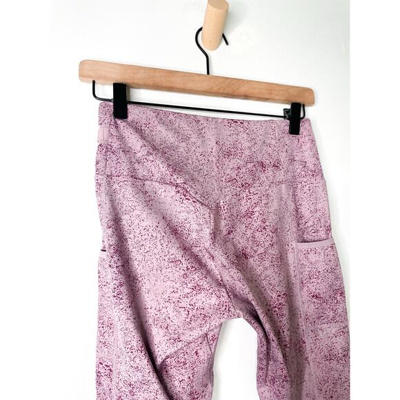 Gymshark Splatter Leggings Small Purple Chalk - Picture 9 of 11